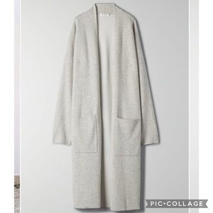 Aritzia Babaton Lance Cardigan in Grey - NWT